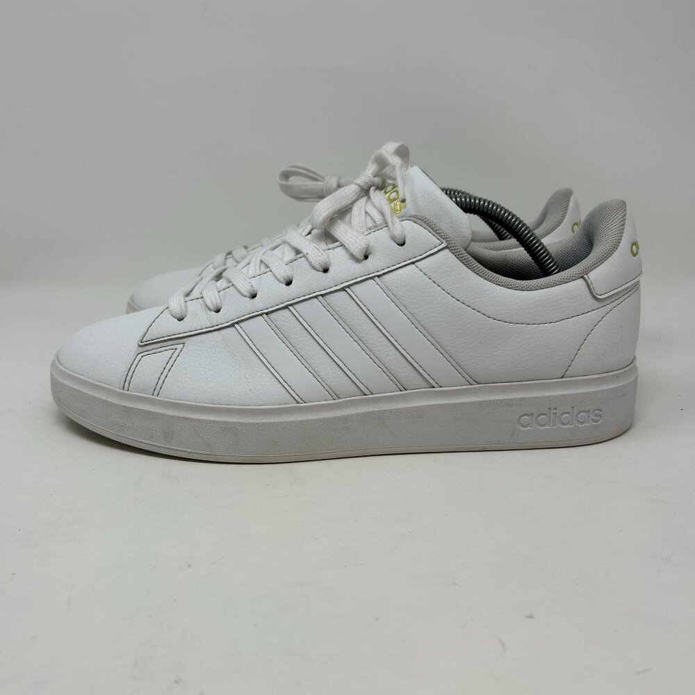Adidas Grand Court 2.0 Women's Sneakers Shoes GW9213 White / Gold - US 11